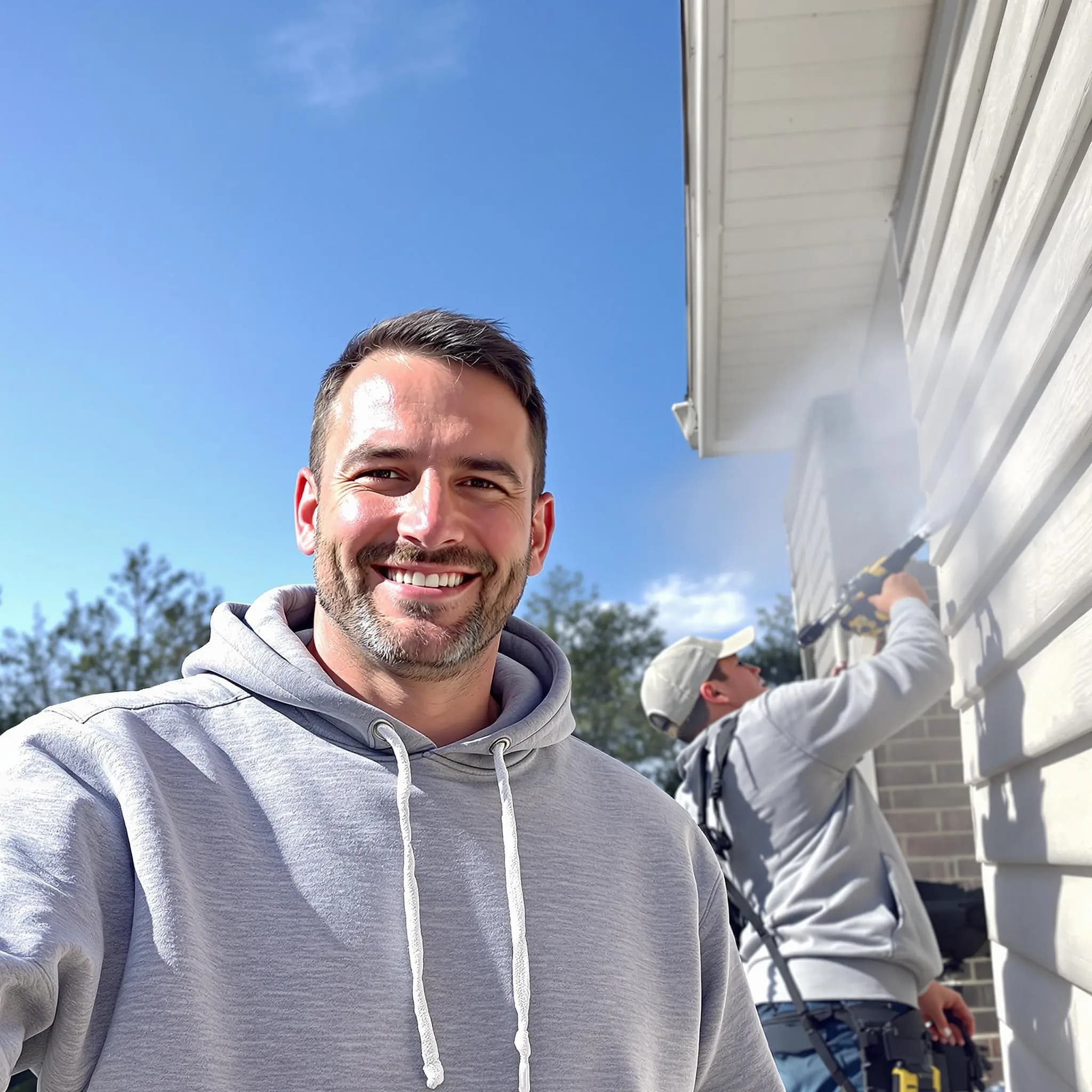 Professional pressure washing services in Broadview Heights